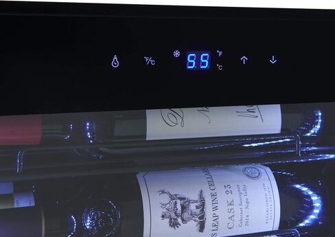 Wine Enthusiast VinoView 28-Bottle Wine Fridge â€“ Freestanding Refrigerator in Saudi Arabia