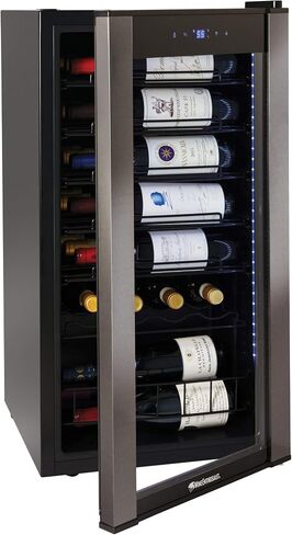 Wine Enthusiast VinoView 28-Bottle Wine Fridge â€“ Freestanding Refrigerator in Saudi Arabia