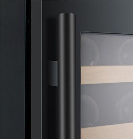 Allavino 24" Wide FlexCount II Tru-Vino 56 Bottle Dual Zone Black Left Hinge Wine Refrigerator in Kuwait