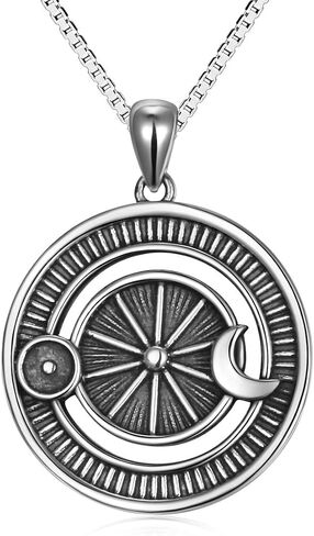 925 Sterling Silver Sun/Moon/Star Pendant Necklaces for Women Jewelry Gifts for Her in Saudi Arabia