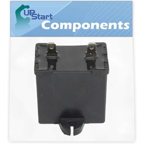 W10662129 Refrigerator and Freezer Compressor Run Capacitor Replacement for Maytag MSD2554VEY00 Refrigerator - Compatible with 2169373 WPW10662129 Run Capacitor - UpStart Components Brand in Kuwait