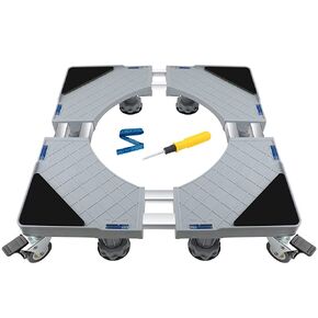 قاعدة موبايل لثلاجة صغيرة، قاعدة غسالة قابلة للتعديل مع 4 عجلات قفل و 8 أقدام قوية لمجفف، الثلاجة in Kuwait
