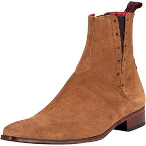 Jeffery West Men's Suede Chelsea Boots, Brown in Saudi Arabia