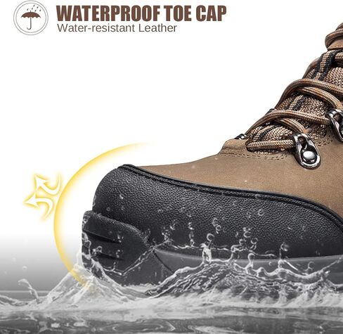 CAMEL CROWN Hiking Shoes Men Trekking Shoe Low Top Outdoor Walking Waterproof Leather Trail Sneakers in Saudi Arabia