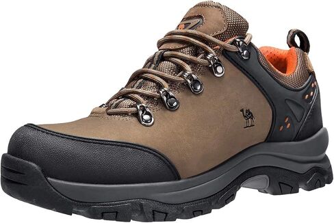 CAMEL CROWN Hiking Shoes Men Trekking Shoe Low Top Outdoor Walking Waterproof Leather Trail Sneakers in Saudi Arabia