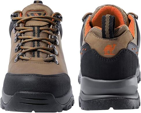 CAMEL CROWN Hiking Shoes Men Trekking Shoe Low Top Outdoor Walking Waterproof Leather Trail Sneakers in Saudi Arabia