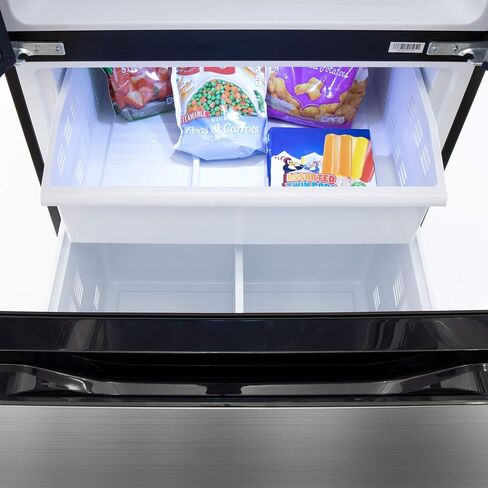 RecPro RV Refrigerator Stainless Steel | 16 Cubic Feet | 12-Volt | French Style Doors | Low Wattage in Saudi Arabia