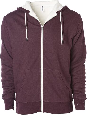 Klothwork Sherpa Hoodie, Fleece Zip Up Sherpa Lined Jacket Men & Women in Saudi Arabia