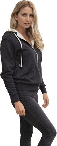 Klothwork Sherpa Hoodie, Fleece Zip Up Sherpa Lined Jacket Men & Women in Saudi Arabia