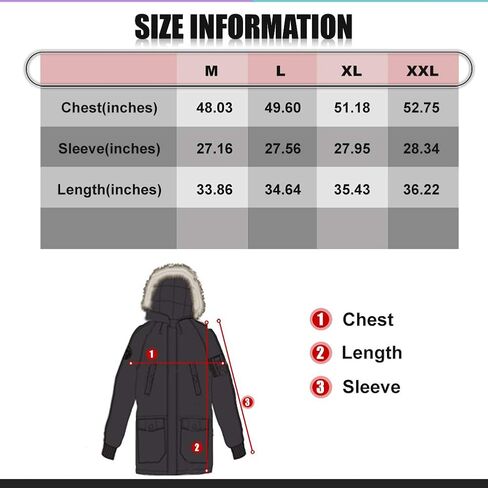 سترة شتوية رجالية معزولة من PUREMSX، سترة شتوية سميكة مقاومة للرياح بغطاء للفرو، معطف ثلج سترات باركا in Kuwait