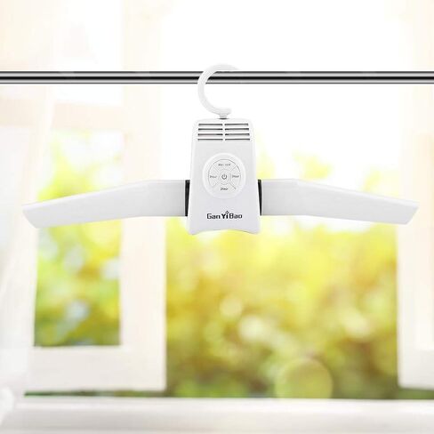 Jadpes Clothes Dryer Foldable, Travel Portable Electric Clothes Drying Hanger Dryer Rack Machine US Plug 110-240V for Socks, Bras, Lingerie, Clothes, Sturdy in Saudi Arabia