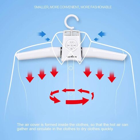 Jadpes Clothes Dryer Foldable, Travel Portable Electric Clothes Drying Hanger Dryer Rack Machine US Plug 110-240V for Socks, Bras, Lingerie, Clothes, Sturdy in Saudi Arabia