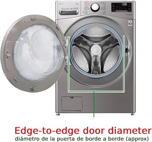 GLOB PRO SOLUTIONS MDS64237201 MDS64237202 Washer Bellow Door Boot Seal 19" Diameter Approx. Replacement for and compatible with Kenmore LG Heavy DUTY in Saudi Arabia