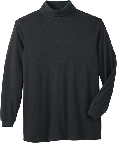 KingSize Men's Big & Tall Turtleneck Long-Sleeve Tee in Kuwait