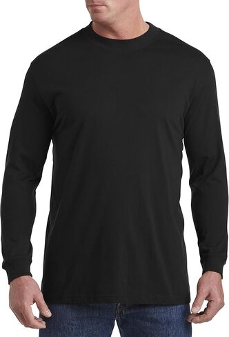 Harbor Bay by DXL Big and Tall Moisture-Wicking Long-Sleeve Shirt in Kuwait