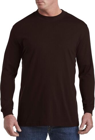 Harbor Bay by DXL Big and Tall Moisture-Wicking Long-Sleeve Shirt in Kuwait