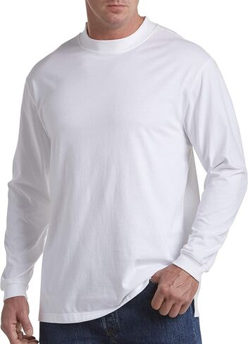 Harbor Bay by DXL Big and Tall Moisture-Wicking Long-Sleeve Shirt in Kuwait
