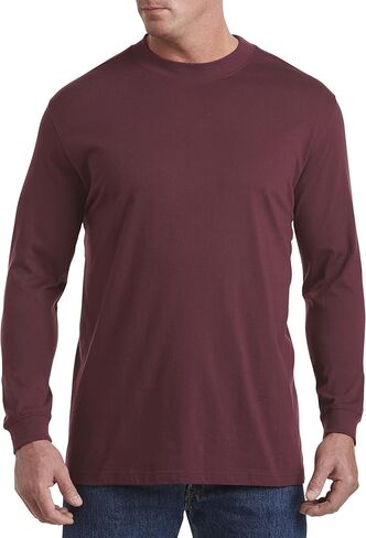 Harbor Bay by DXL Big and Tall Moisture-Wicking Long-Sleeve Shirt in Kuwait