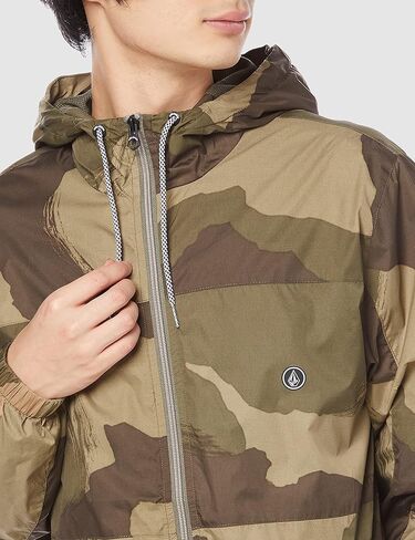 سترة Volcom الرجالية ذات القلنسوة من Ermont Windbreaker in Kuwait