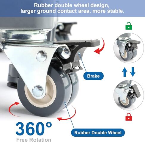 قاعدة موبايل لثلاجة صغيرة، قاعدة غسالة قابلة للتعديل مع 4 عجلات قفل و 8 أقدام قوية لمجفف، الثلاجة in Kuwait