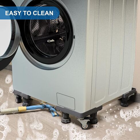 قاعدة موبايل لثلاجة صغيرة، قاعدة غسالة قابلة للتعديل مع 4 عجلات قفل و 8 أقدام قوية لمجفف، الثلاجة in Kuwait