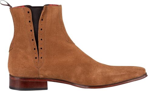 Jeffery West Men's Suede Chelsea Boots, Brown in Saudi Arabia