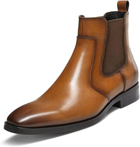 Mens Dress Boots Leather Chelsea Boots for Men in Saudi Arabia