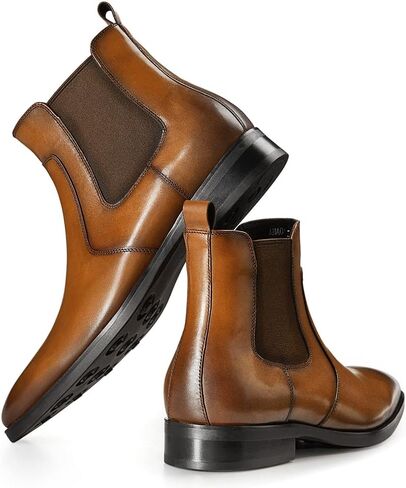 Mens Dress Boots Leather Chelsea Boots for Men in Saudi Arabia