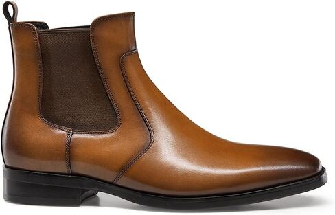Mens Dress Boots Leather Chelsea Boots for Men in Saudi Arabia