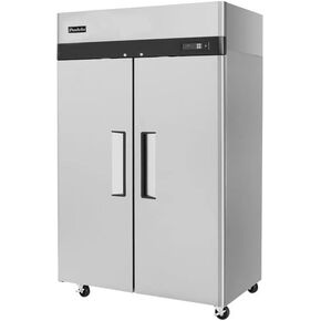 52" Double 2 Door Side By Side Stainless Steel Reach In Commercial Freezer 49 Cubic Feet, for Restaurant in Saudi Arabia