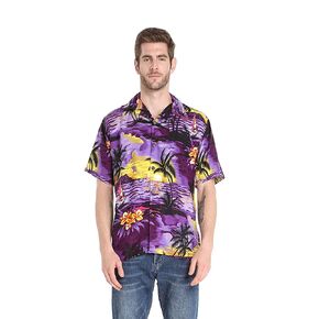 Men's Hawaiian Shirt Aloha Shirt in Kuwait