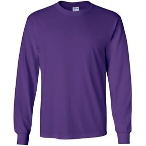 Gildan Ultra Cotton 6 oz. Long-Sleeve T-Shirt (G240) PURPLE in Saudi Arabia