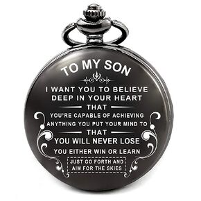 Gifts for Men Who Have Everything, Personalized Pocket Watch for Birthday Valentines Day Graduation Fathers Day Christmas Stockings in Kuwait