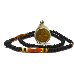 Thailand Buddha Amulet Fashion Jewelry Lp Moon Wat Baanjant Temple Monk Amulet Pendant Collection in Kuwait