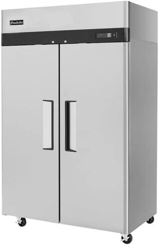 52" Double 2 Door Side By Side Stainless Steel Reach In Commercial Freezer 49 Cubic Feet, for Restaurant in Saudi Arabia
