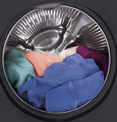GE GFW148SSMWW Frontload Washer with Steam, 2.4 Cu. Ft. Capacity, White in Saudi Arabia
