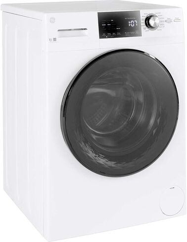 GE GFW148SSMWW Frontload Washer with Steam, 2.4 Cu. Ft. Capacity, White in Saudi Arabia