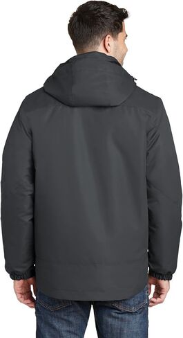 Port Authority Vortex Waterproof 3-in-1 Jacket J332 Magnet/Orange Large in Kuwait