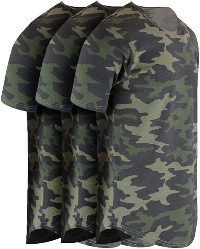 ShirtBANC Mens Hipster Hip Hop Long Drop Tail T Shirts Dropcut Shirt Long Line Shirt in Saudi Arabia