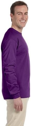 Gildan Ultra Cotton 6 oz. Long-Sleeve T-Shirt (G240) PURPLE in Saudi Arabia
