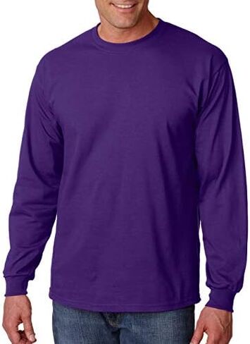 Gildan Ultra Cotton 6 oz. Long-Sleeve T-Shirt (G240) PURPLE in Saudi Arabia