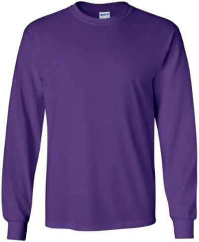 Gildan Ultra Cotton 6 oz. Long-Sleeve T-Shirt (G240) PURPLE in Saudi Arabia