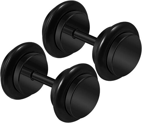 BanaVega 2PCS Stainless Steel 16g 1.2mm Black O-Rings Cheater Plug Earring Illusion Gauge Ear Lobe Piercing Jewelry See More Sizes in Saudi Arabia