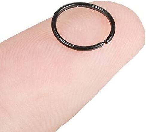 5Pcs 20G 316L Stianless Steel Fake Faux Nose Ring Lip Men Women Piercing Jewelry Ear Cartilage Tragus in Saudi Arabia