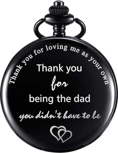 ساعة جيب كوارتز من Tatuo Dad Gifts لوالد الزوجة وعيد ميلاد زوج الأم وعيد الميلاد in Saudi Arabia