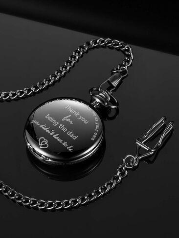 ساعة جيب كوارتز من Tatuo Dad Gifts لوالد الزوجة وعيد ميلاد زوج الأم وعيد الميلاد in Saudi Arabia