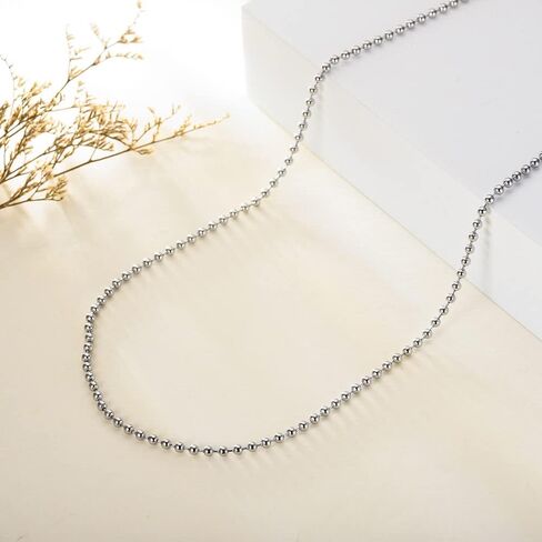 Stainless Steel Twist Chain/Rolo Chain/Keel Chain/Ball Bead Chain Necklace for Men Women, Gold Silver Black Stainless Steel Link Chain Necklace Men Jewelry in Saudi Arabia