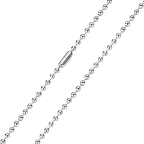 Stainless Steel Twist Chain/Rolo Chain/Keel Chain/Ball Bead Chain Necklace for Men Women, Gold Silver Black Stainless Steel Link Chain Necklace Men Jewelry in Saudi Arabia