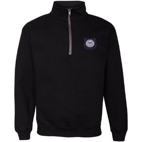 ALLNTRENDS Adult Zip Collar Sweatshirt USCG Embroidered Coast Guard Top America in Saudi Arabia