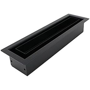 Aria Vent Fittes Luxe Framed OG Floor Vent Collection, (2" x 10") Matte Black in Saudi Arabia